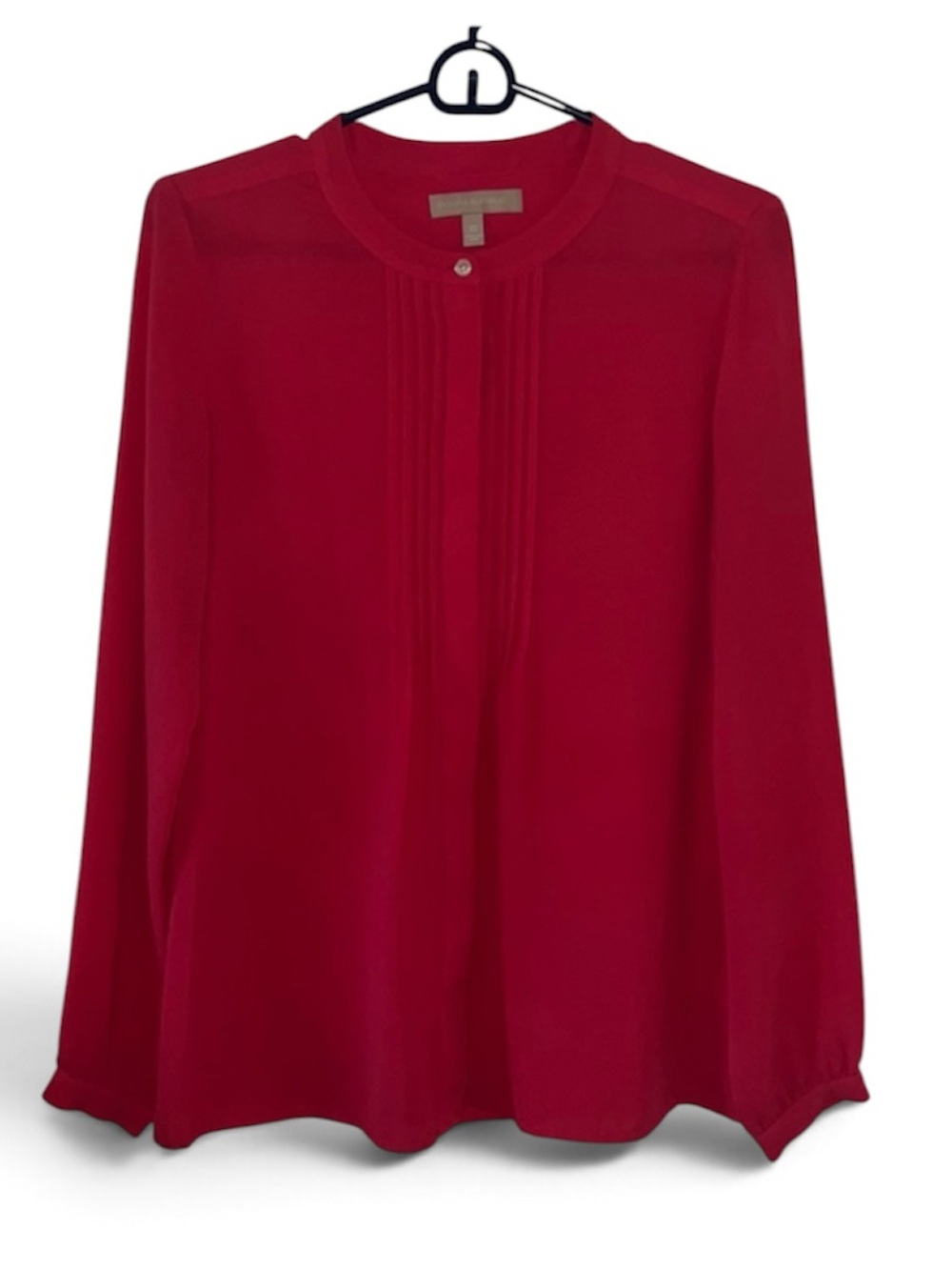 Banana Republic Pintuck Long-Sleeve Blouse